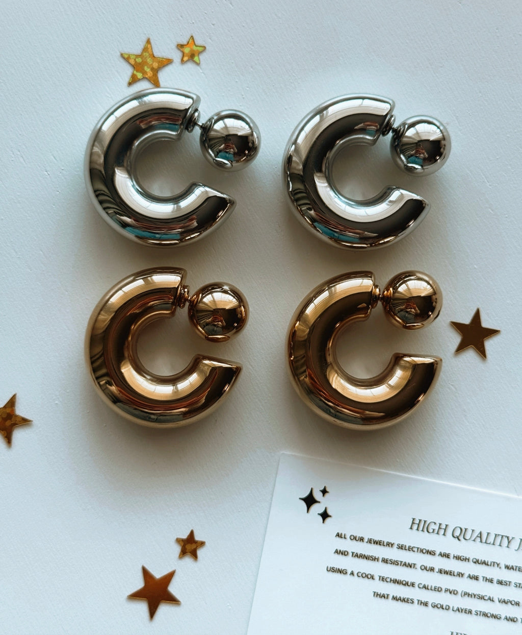 Rossi Gold Earrings