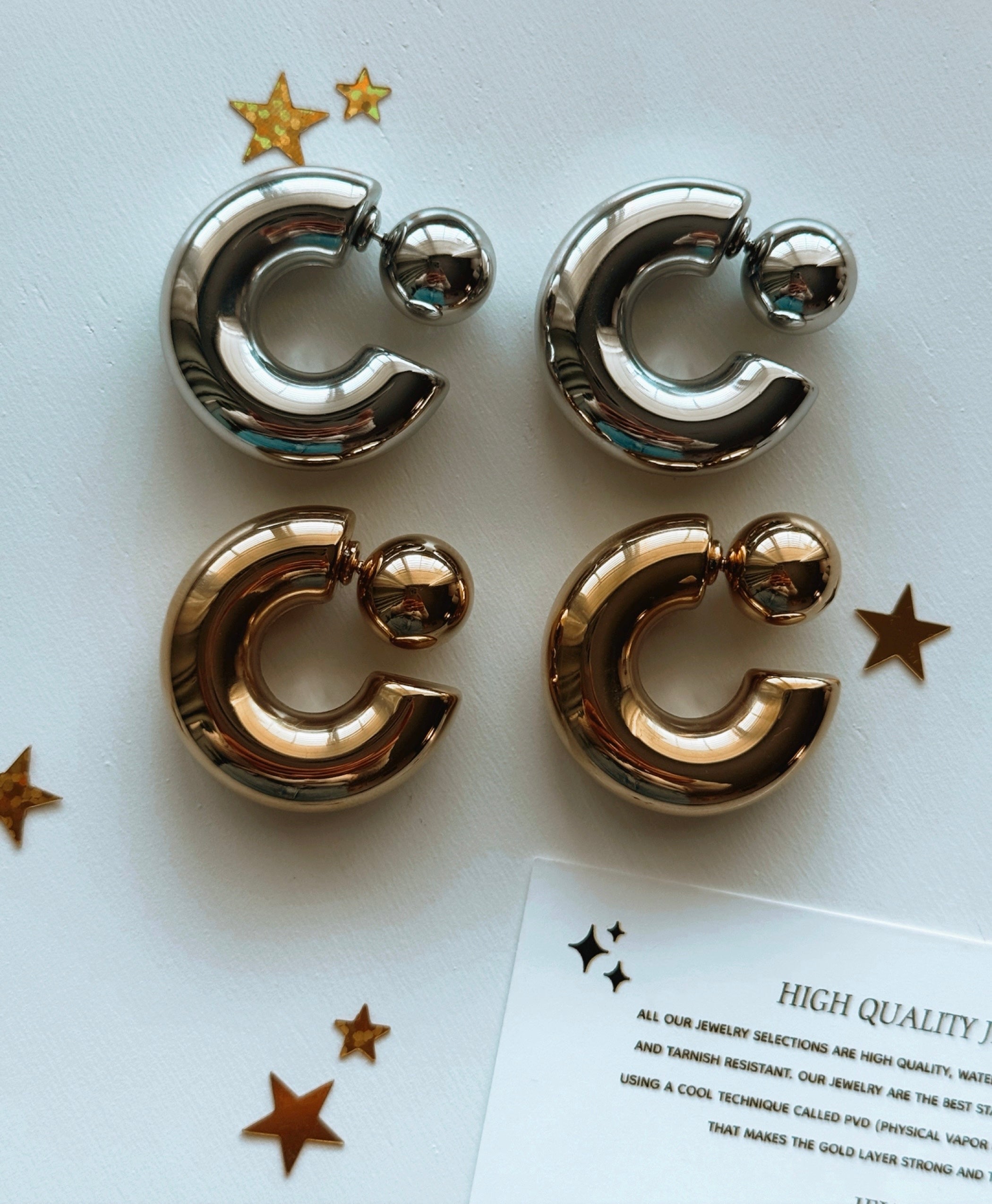 Rossi Gold Earrings
