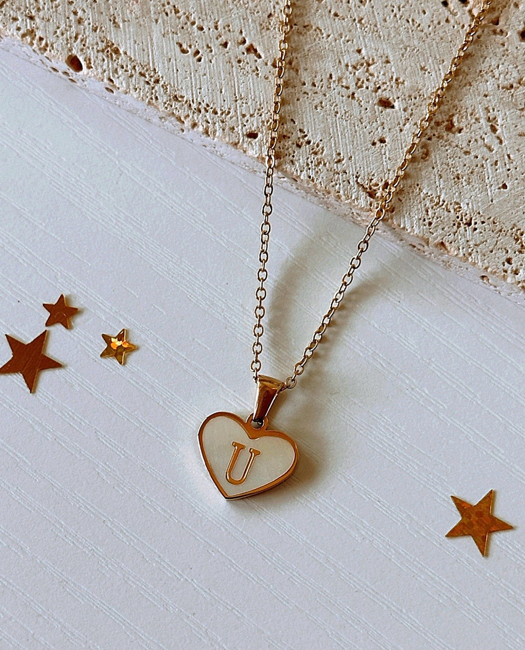 Initial Heart Necklace