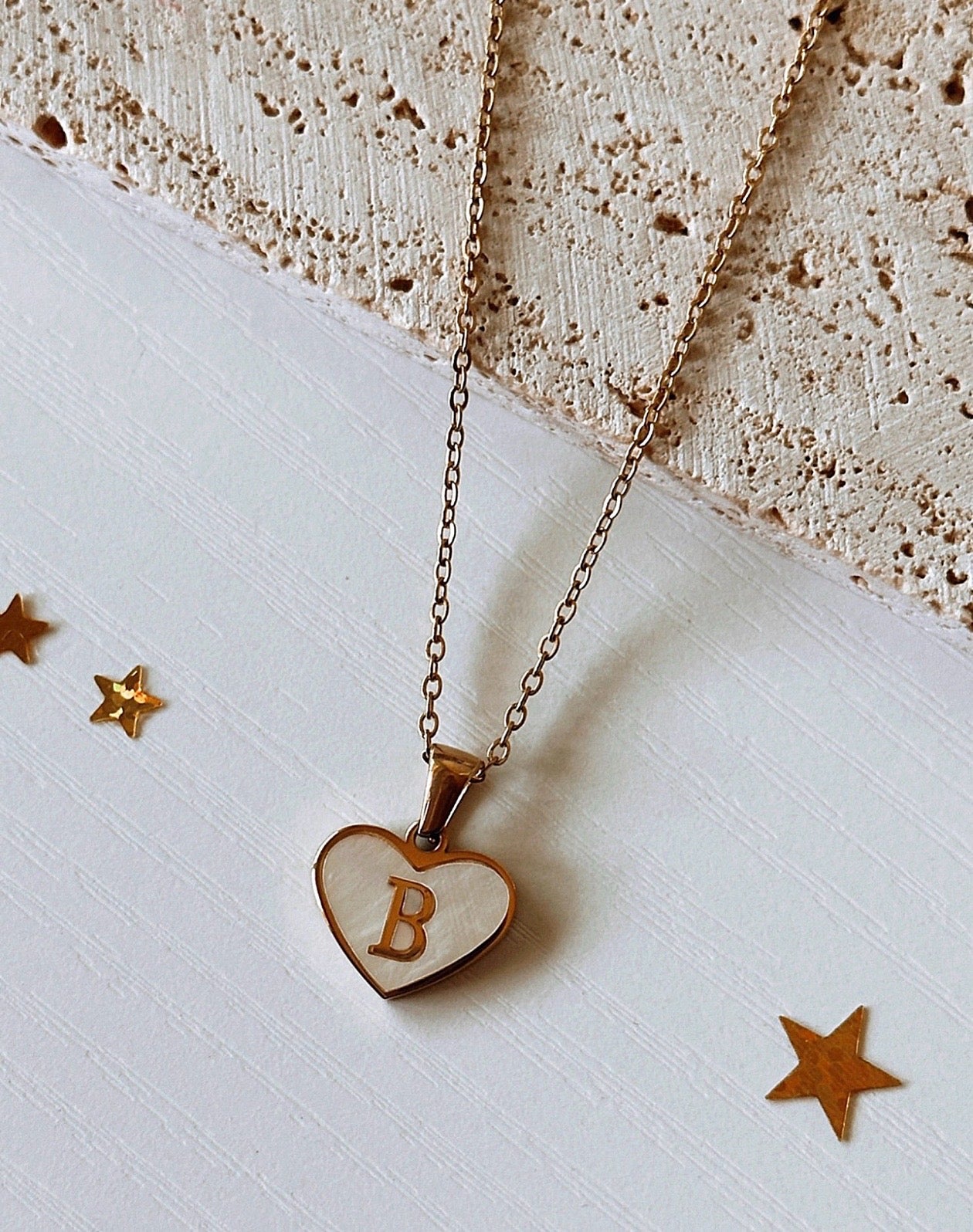 Initial Heart Necklace
