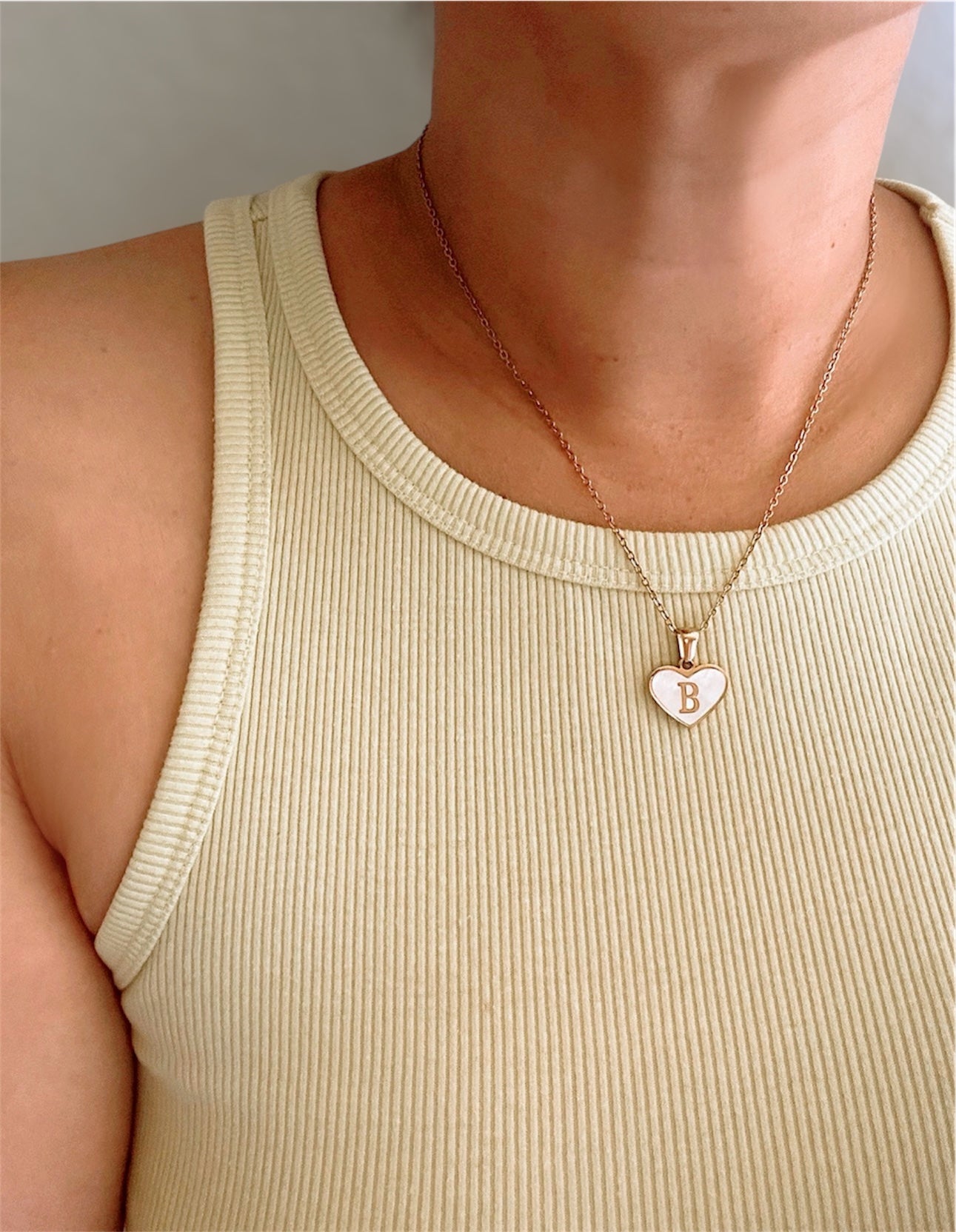 Initial Heart Necklace