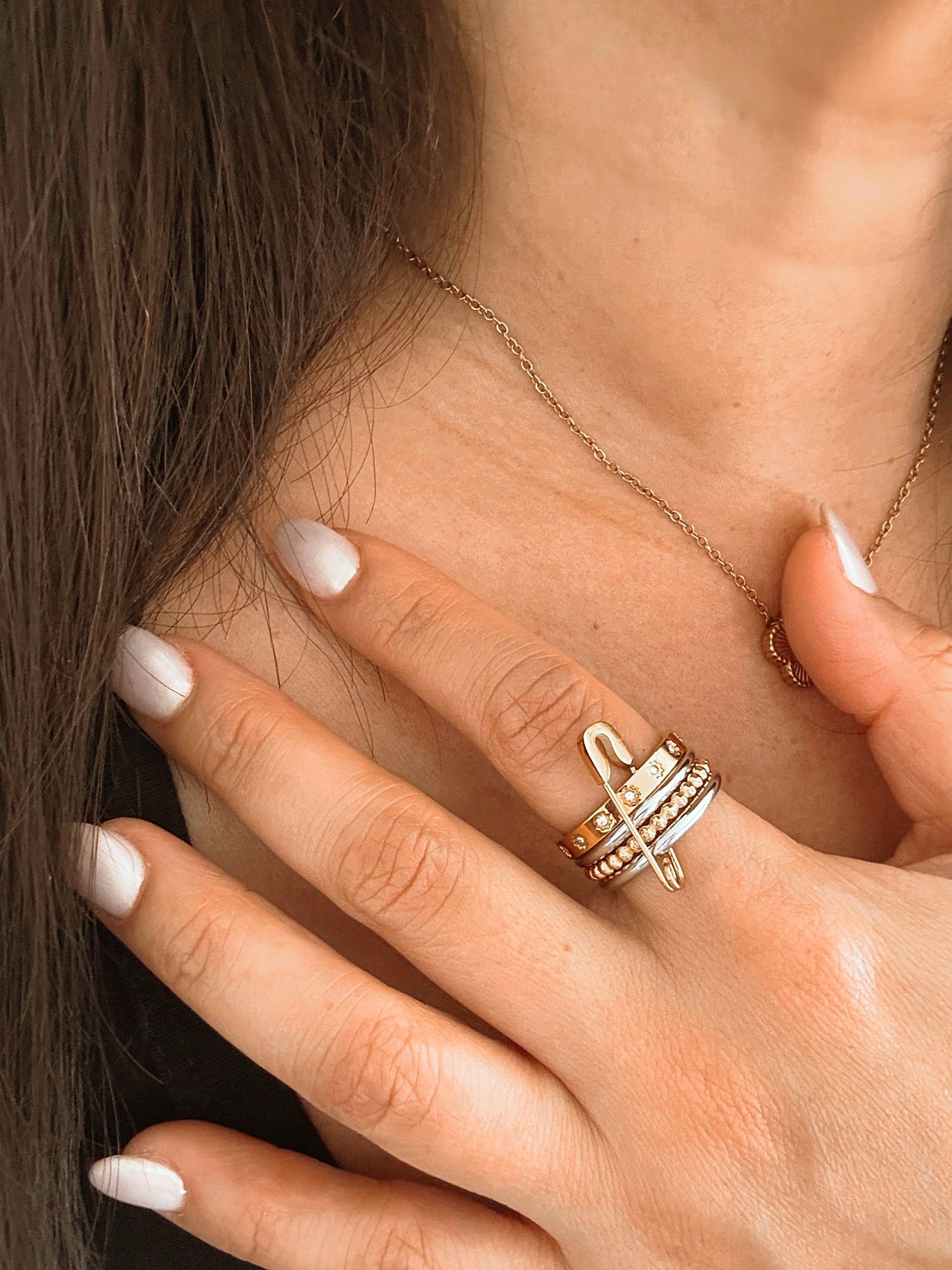 Stack Two Tone Ring