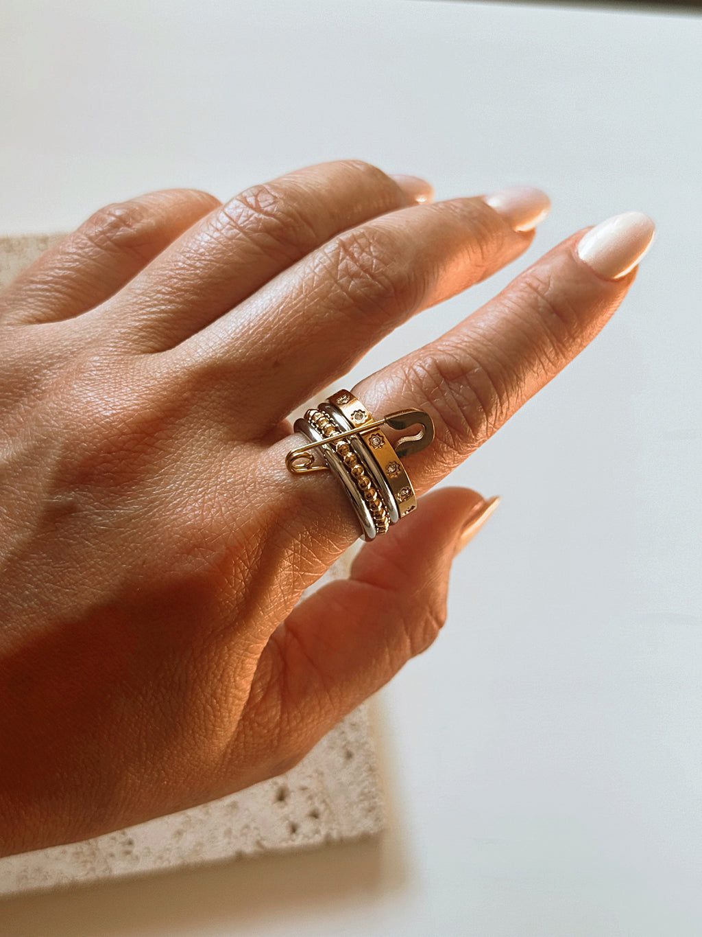 Stack Two Tone Ring