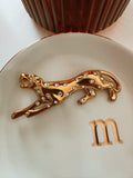 Cheetah Rhinestone Brooch