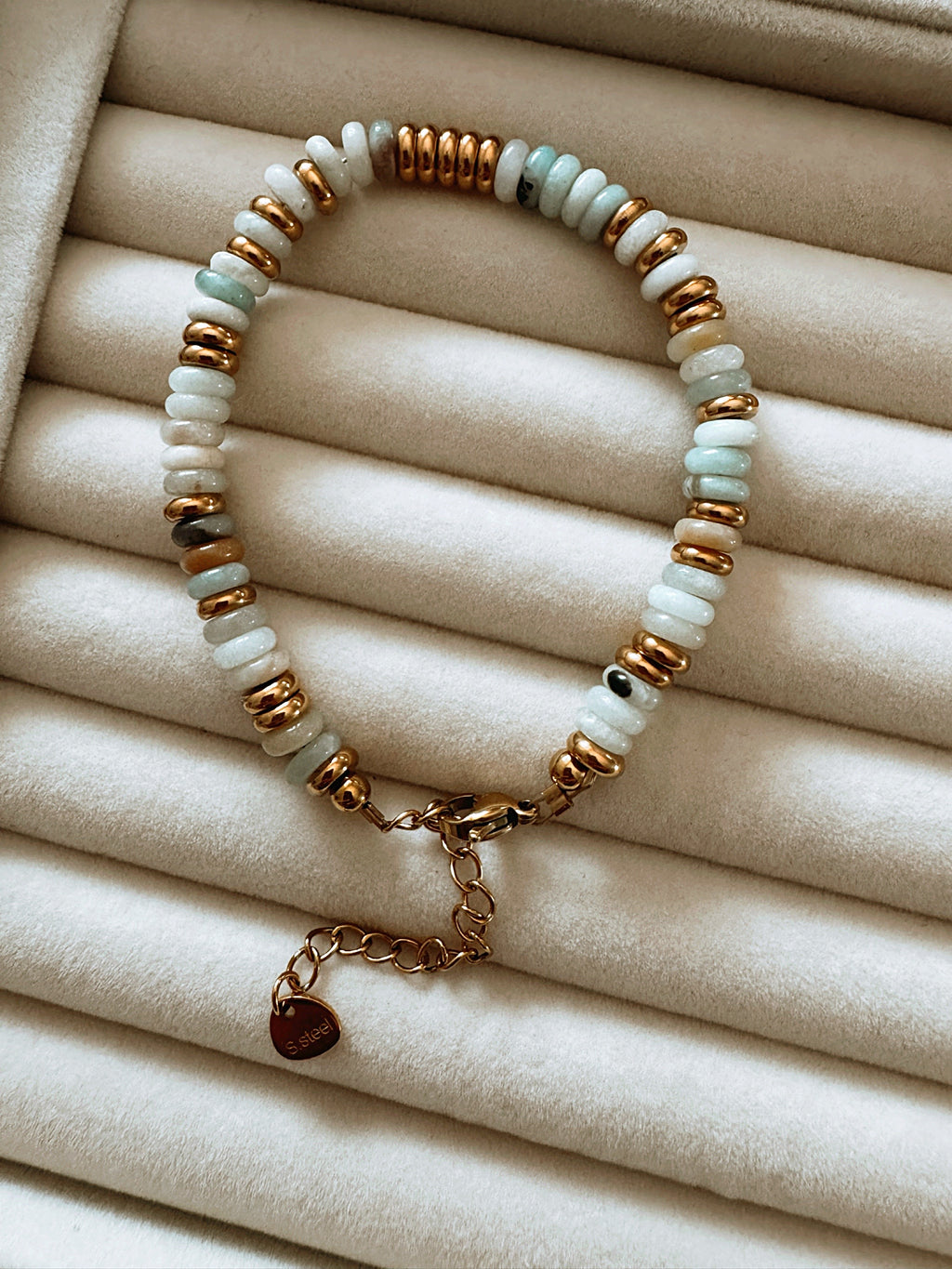 Sage Bead Bracelet