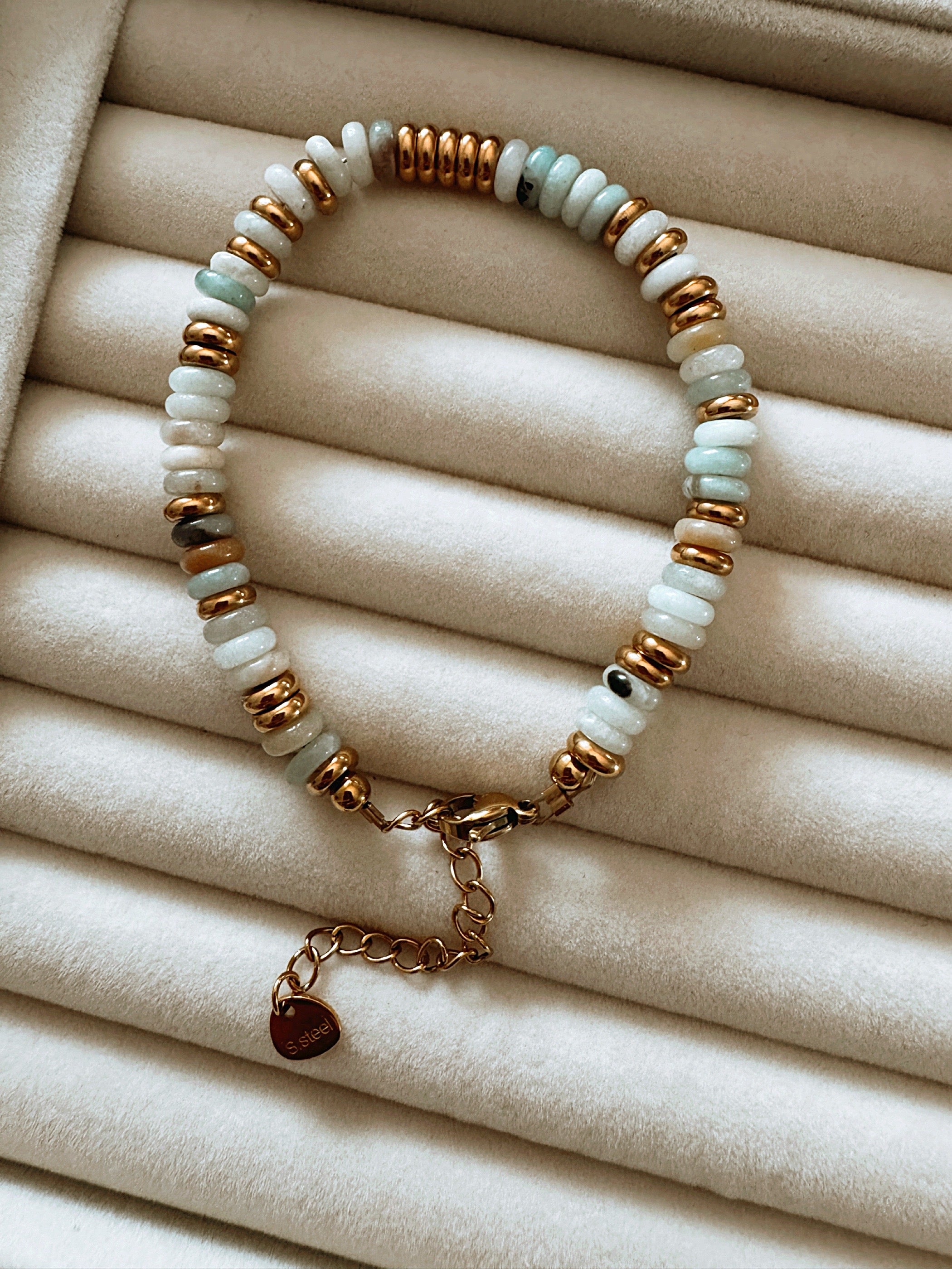 Sage Bead Bracelet