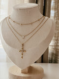 Cross Layered Necklace