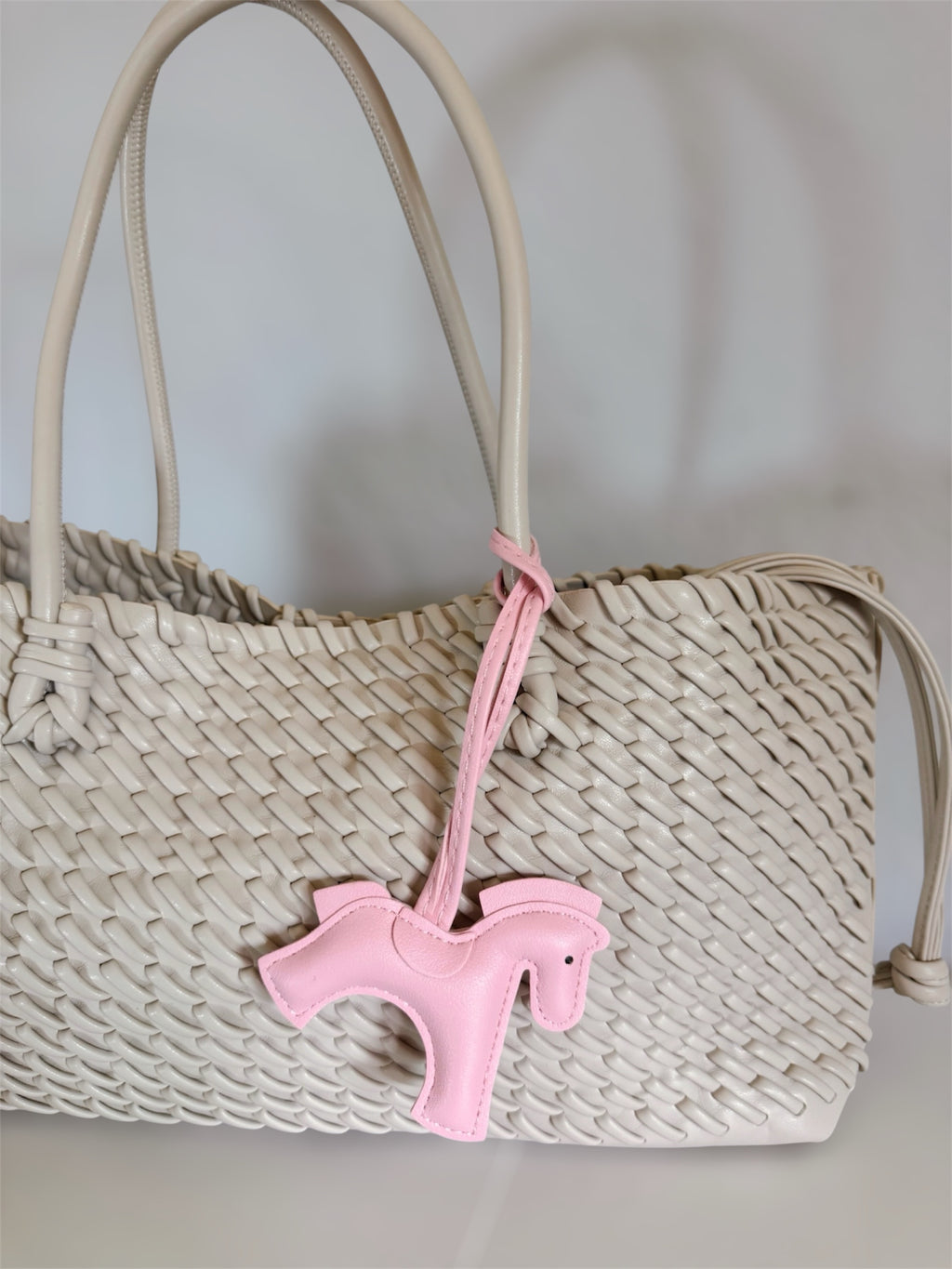 Pink Horse Charm Bag
