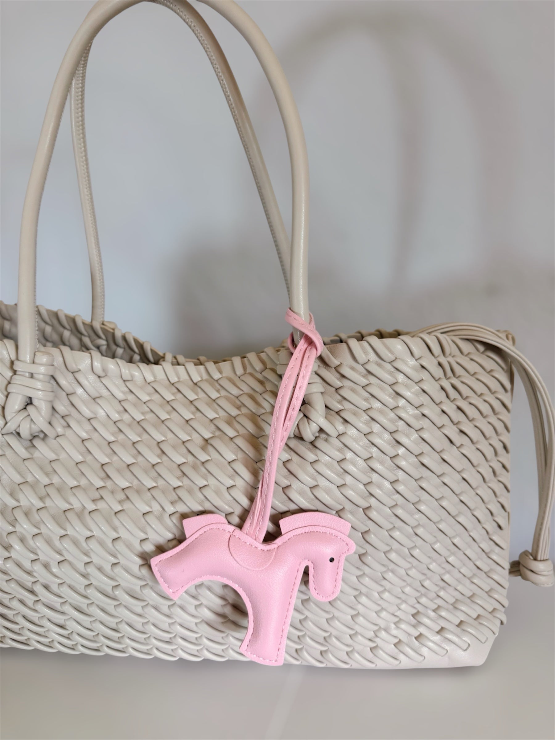 Pink Horse Charm Bag