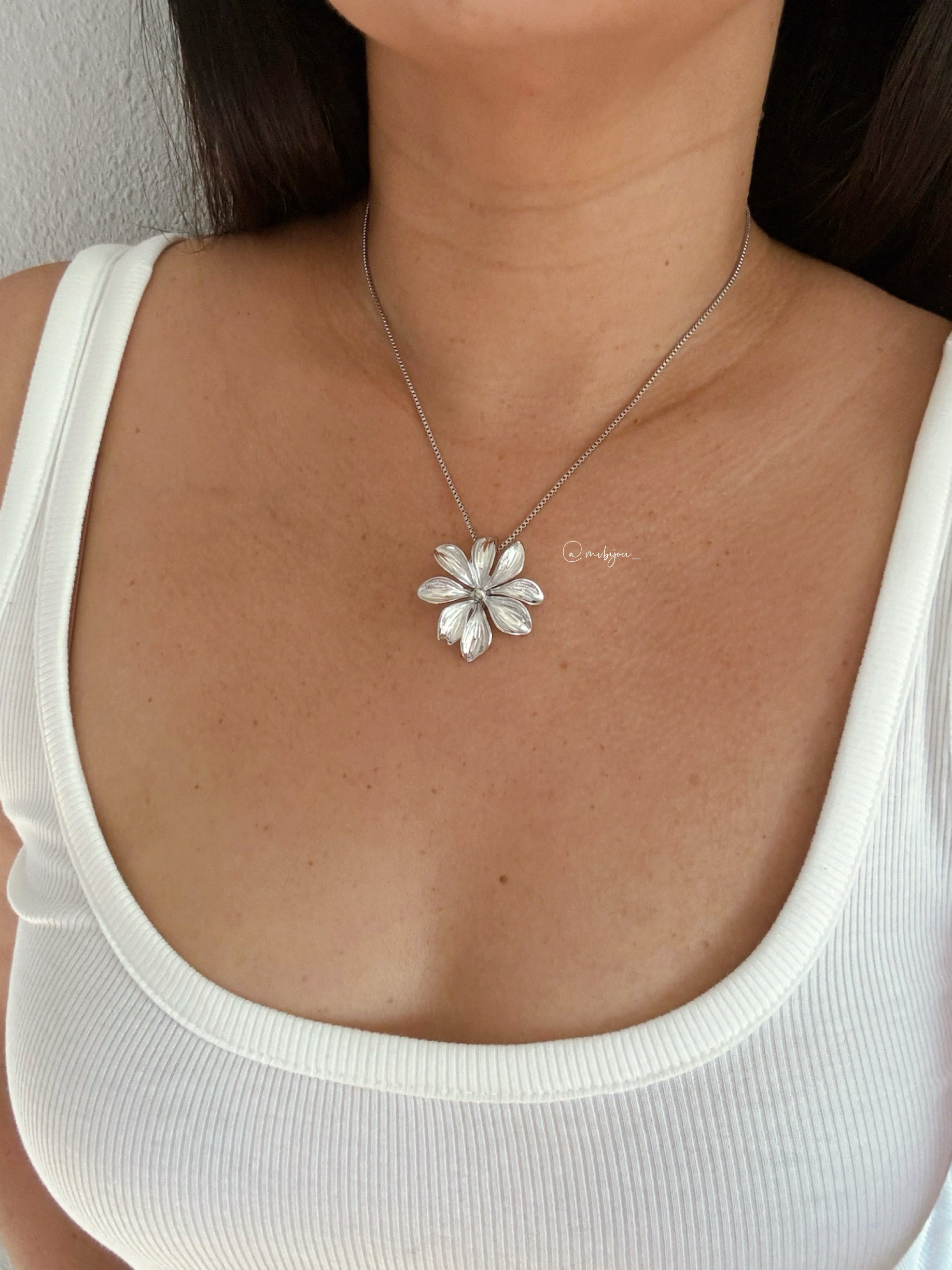 Sampaguita Silver Necklace