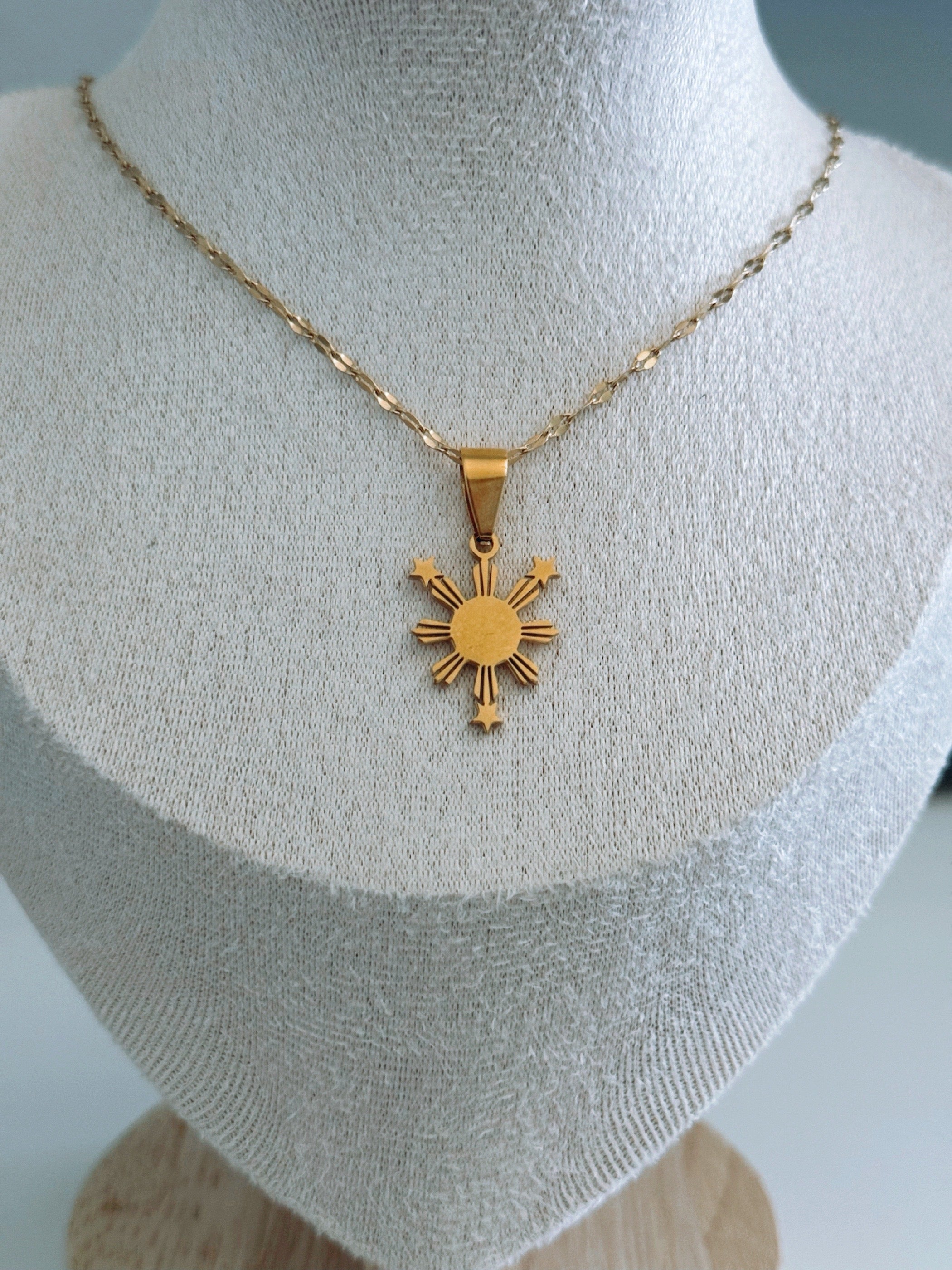 Bayan Ko Dainty Gold Necklace